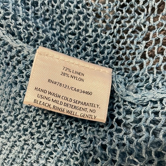 Eileen Fisher SET OF TWO Women’s Knit Cover Ups. Cardigan Sz Lg; Pullover Sz Med - Picture 6 of 16